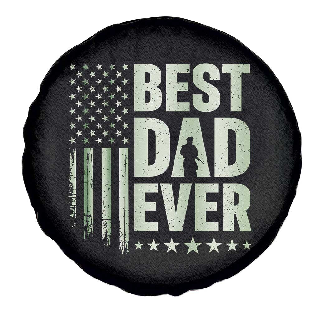 Best Dad Ever Spare Tire Cover Military Camo American Flag Father's Day