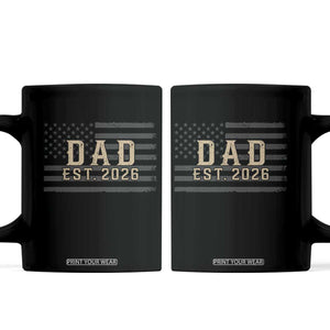 Dad Est 2026 Coffee Mug Promoted to Daddy New Dad