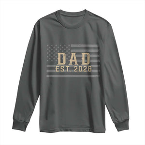 Dad Est 2026 Long Sleeve Shirt Promoted to Daddy New Dad