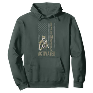 Dad Mode Activated Hoodie Tactical Baby Carrier Military Father Amerian Flag
