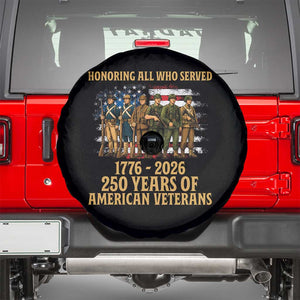 250 Years Anniversary Spare Tire Cover Patriotic USA Army Us Military