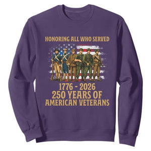 250 Years Anniversary Sweatshirt Patriotic USA Army Us Military