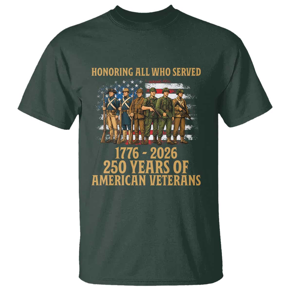 250 Years Anniversary T Shirt Patriotic USA Army Us Military