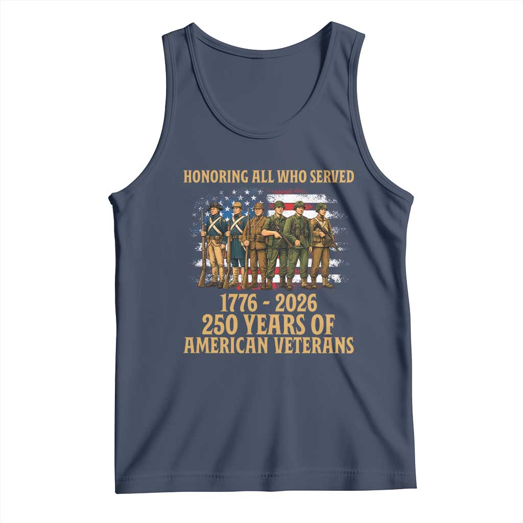250 Years Anniversary Tank Top Patriotic USA Army Us Military