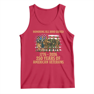250 Years Anniversary Tank Top Patriotic USA Army Us Military