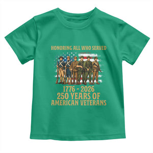250 Years Anniversary Toddler T Shirt Patriotic USA Army Us Military