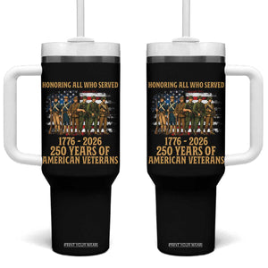 250 Years Anniversary Tumbler With Handle Patriotic USA Army Us Military
