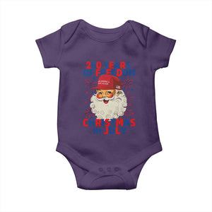 250 Years Of Freedom Baby Onesie Funny Santa Christmas in July