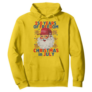 250 Years Of Freedom Hoodie Funny Santa Christmas in July