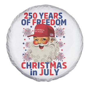 250 Years Of Freedom Spare Tire Cover Funny Santa Christmas in July