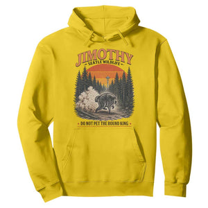 Jimothy Raccoon Seattle Meme Hoodie Viral Trash Panda Do Not Pet The Round King
