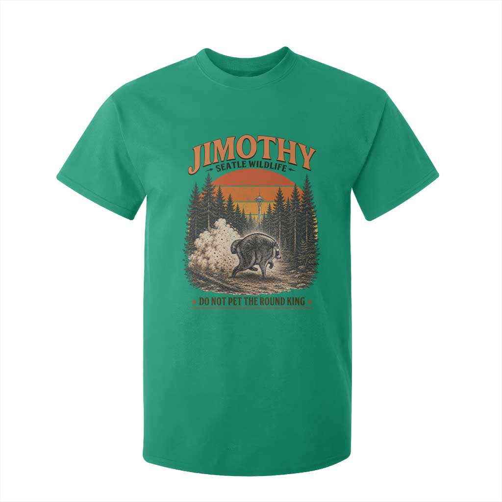 Jimothy Raccoon Seattle Meme T Shirt For Kid Viral Trash Panda Do Not Pet The Round King