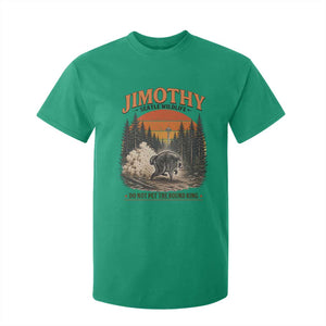 Jimothy Raccoon Seattle Meme T Shirt For Kid Viral Trash Panda Do Not Pet The Round King