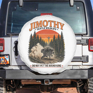 Jimothy Raccoon Seattle Meme Spare Tire Cover Viral Trash Panda Do Not Pet The Round King