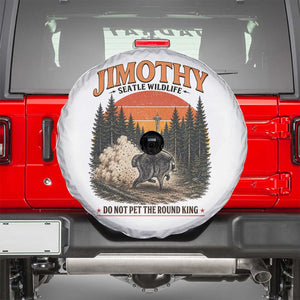 Jimothy Raccoon Seattle Meme Spare Tire Cover Viral Trash Panda Do Not Pet The Round King