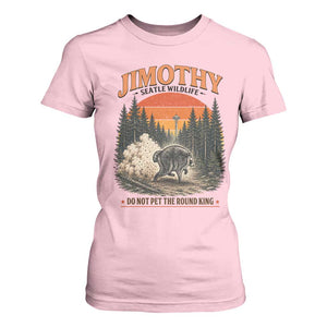 Jimothy Raccoon Seattle Meme T Shirt For Women Viral Trash Panda Do Not Pet The Round King