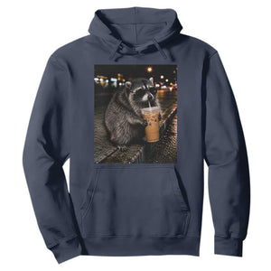 Jimothy Raccoon Seattle Drinking Iced Coffee Meme Hoodie Viral Trash Panda Seattle Animal Meme