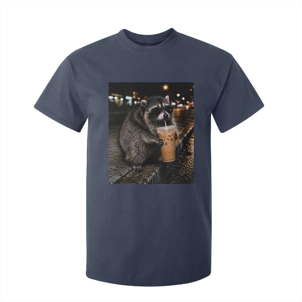 Jimothy Raccoon Seattle Drinking Iced Coffee Meme T Shirt For Kid Viral Trash Panda Seattle Animal Meme