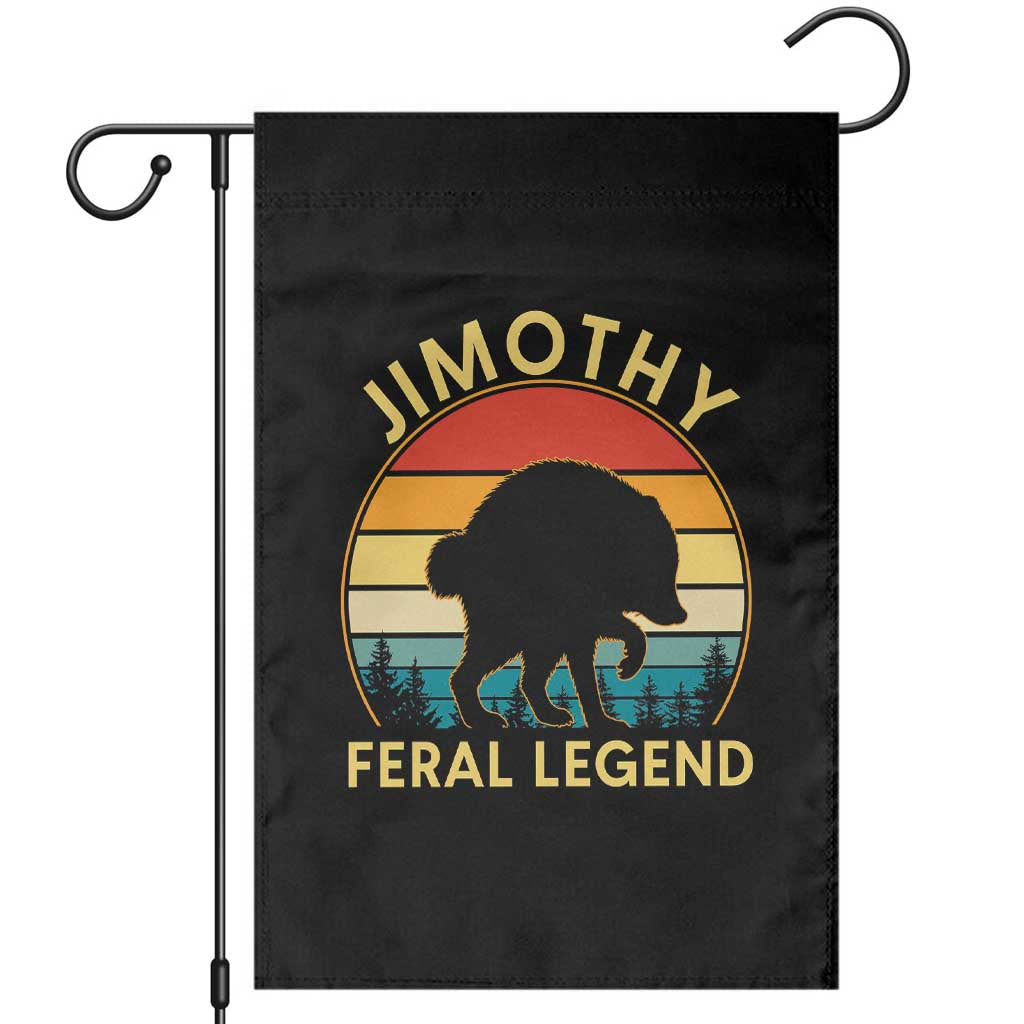 Jimothy Raccoon Seattle Garden Flag Funny Seattle Feral Legend Animal Meme TS14 Black Print Your Wear