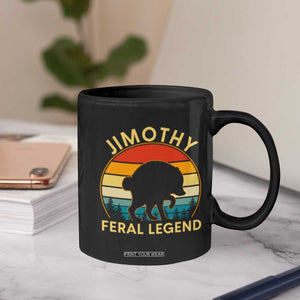 Jimothy Raccoon Seattle Coffee Mug Funny Seattle Feral Legend Animal Meme