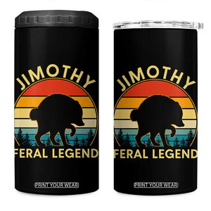 Jimothy Raccoon Seattle 4 in 1 Can Cooler Tumbler Funny Seattle Feral Legend Animal Meme
