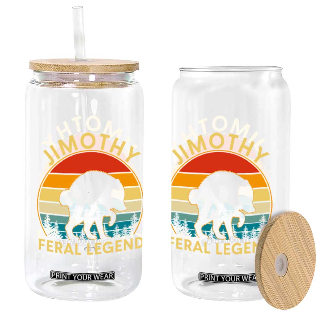 Jimothy Raccoon Seattle Glass Can Funny Seattle Feral Legend Animal Meme