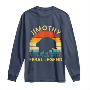 Jimothy Raccoon Seattle Long Sleeve Shirt Funny Seattle Feral Legend Animal Meme