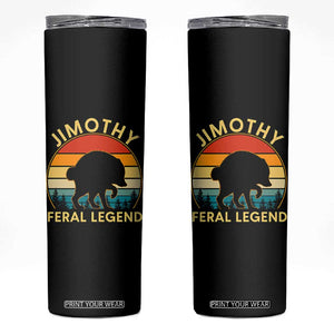 Jimothy Raccoon Seattle Skinny Tumbler Funny Seattle Feral Legend Animal Meme