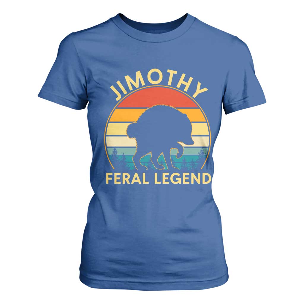 Jimothy Raccoon Seattle T Shirt For Women Funny Seattle Feral Legend Animal Meme