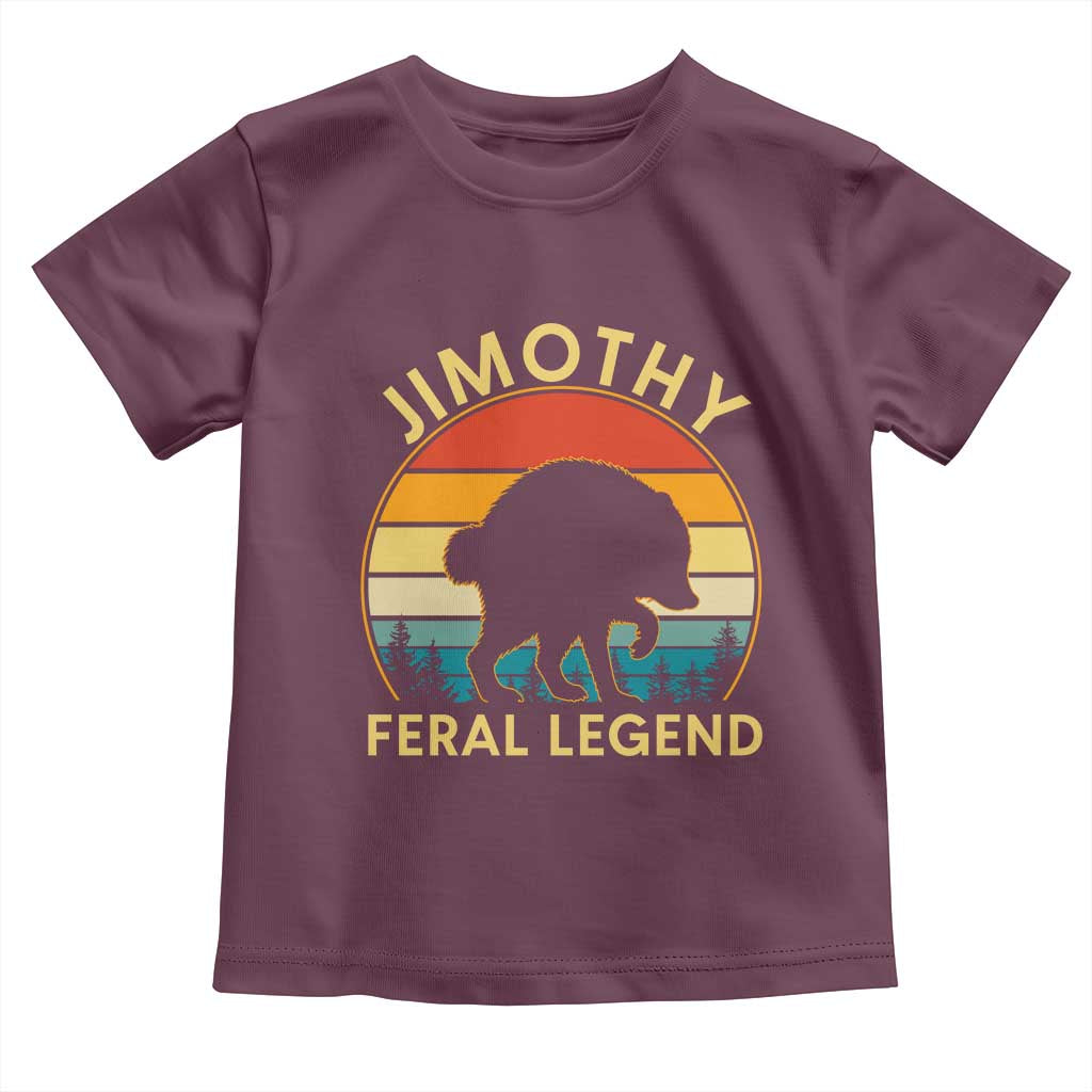 Jimothy Raccoon Seattle Toddler T Shirt Funny Seattle Feral Legend Animal Meme