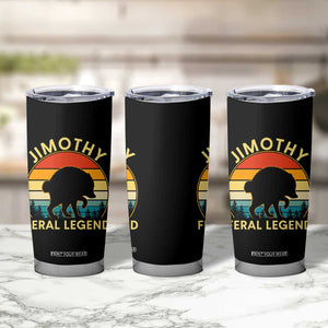 Jimothy Raccoon Seattle Tumbler Cup Funny Seattle Feral Legend Animal Meme