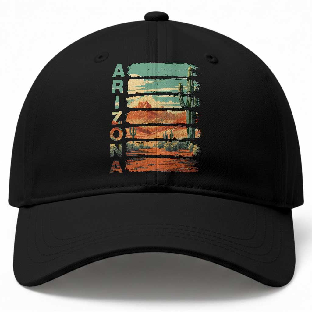 Arizona Desert Cactus Saguaro National Park Retro Baseball Cap TS14 Print Your Wear