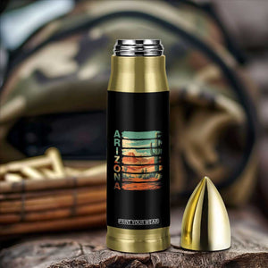 Arizona Desert Cactus Saguaro National Park Retro Bullet Tumbler