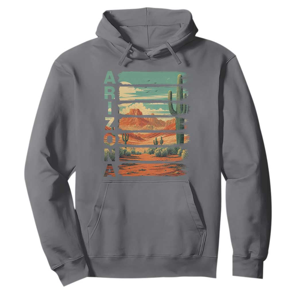 Arizona Desert Cactus Saguaro National Park Retro Hoodie