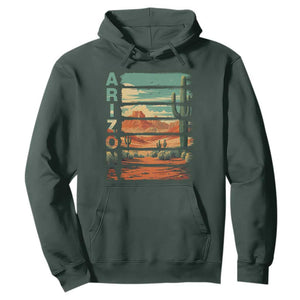 Arizona Desert Cactus Saguaro National Park Retro Hoodie