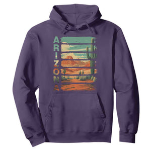 Arizona Desert Cactus Saguaro National Park Retro Hoodie