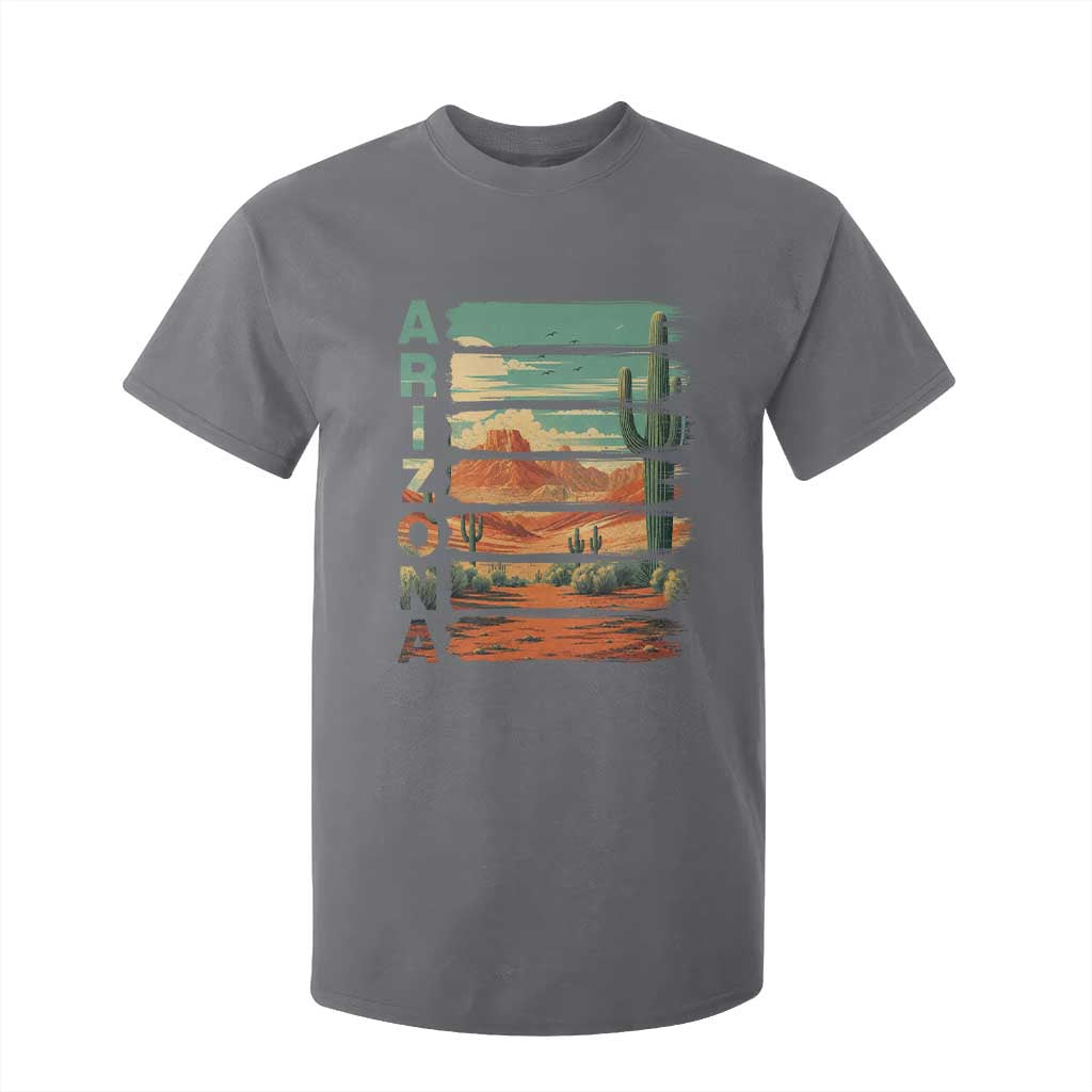 Arizona Desert Cactus Saguaro National Park Retro T Shirt For Kid
