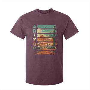 Arizona Desert Cactus Saguaro National Park Retro T Shirt For Kid