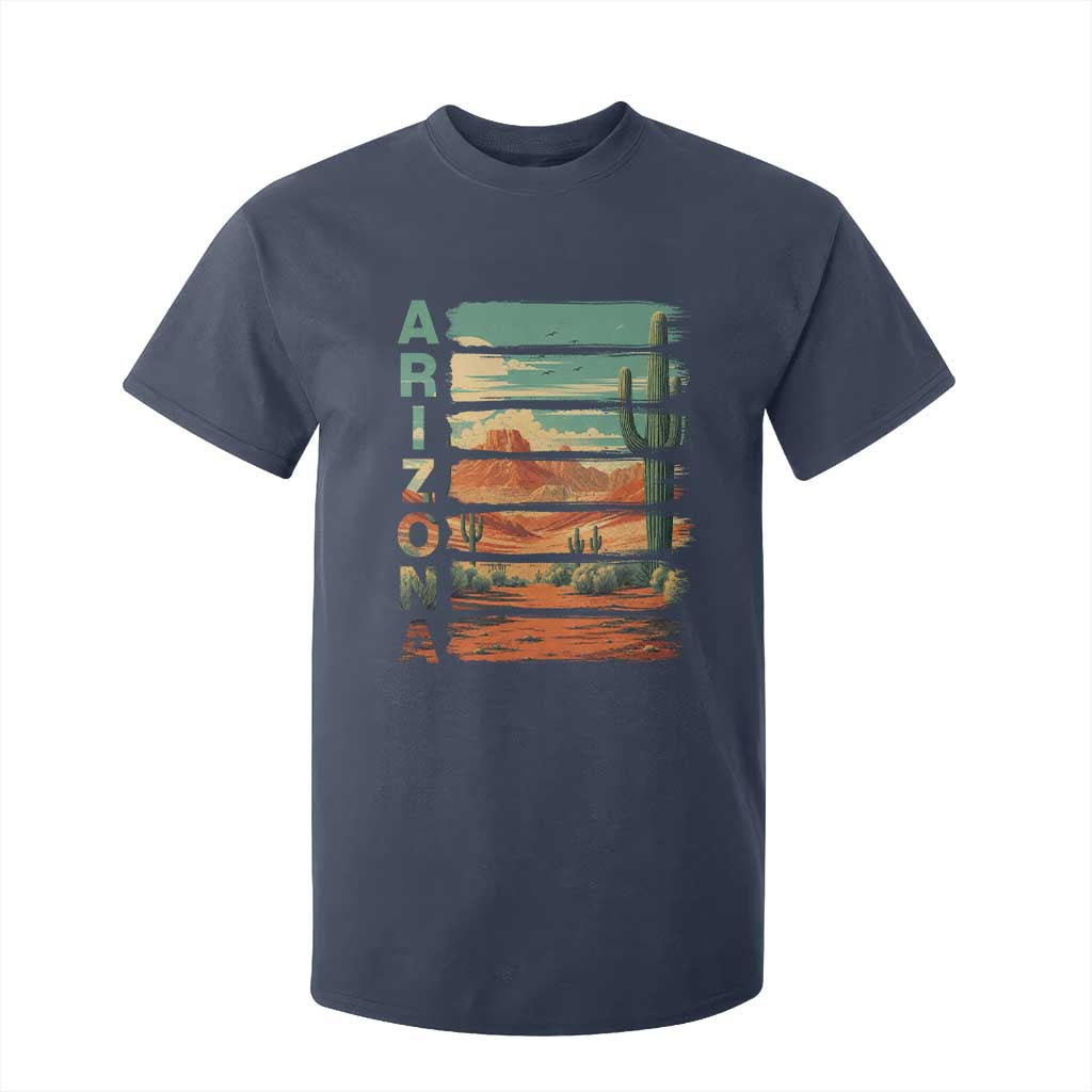 Arizona Desert Cactus Saguaro National Park Retro T Shirt For Kid