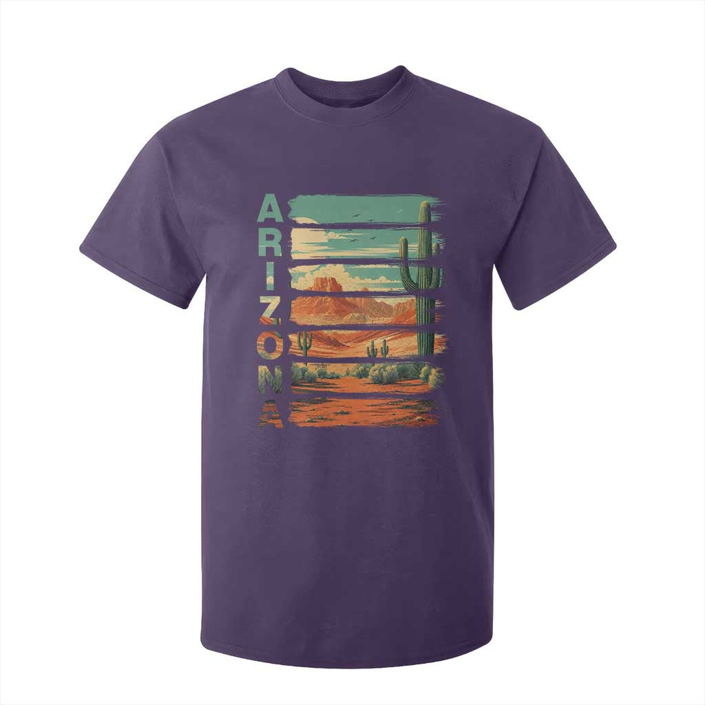 Arizona Desert Cactus Saguaro National Park Retro T Shirt For Kid