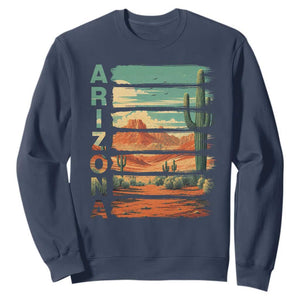Arizona Desert Cactus Saguaro National Park Retro Sweatshirt