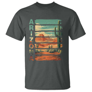 Arizona Desert Cactus Saguaro National Park Retro T Shirt