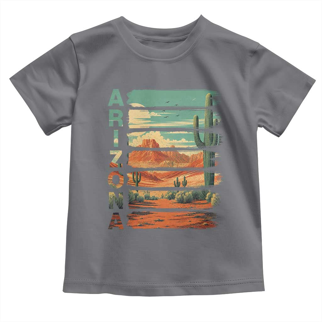 Arizona Desert Cactus Saguaro National Park Retro Toddler T Shirt