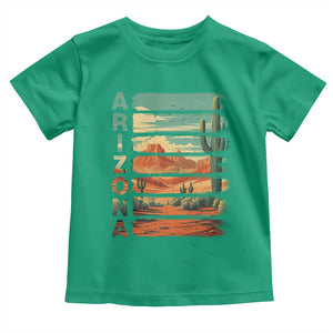 Arizona Desert Cactus Saguaro National Park Retro Toddler T Shirt