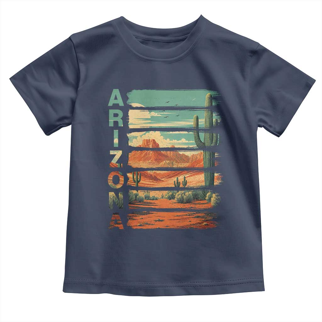 Arizona Desert Cactus Saguaro National Park Retro Toddler T Shirt