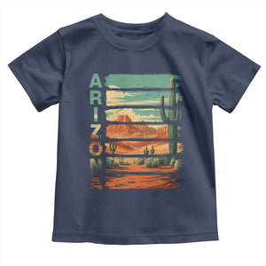 Arizona Desert Cactus Saguaro National Park Retro Toddler T Shirt