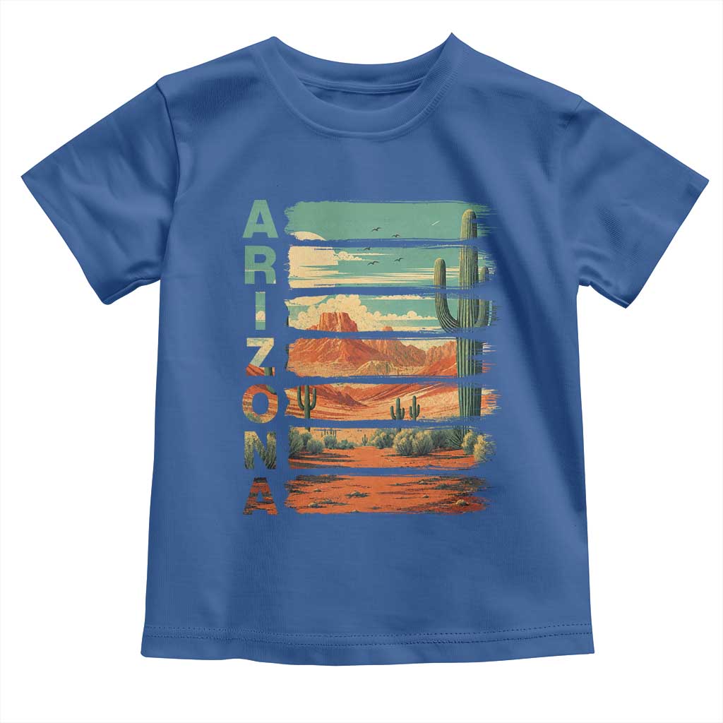 Arizona Desert Cactus Saguaro National Park Retro Toddler T Shirt