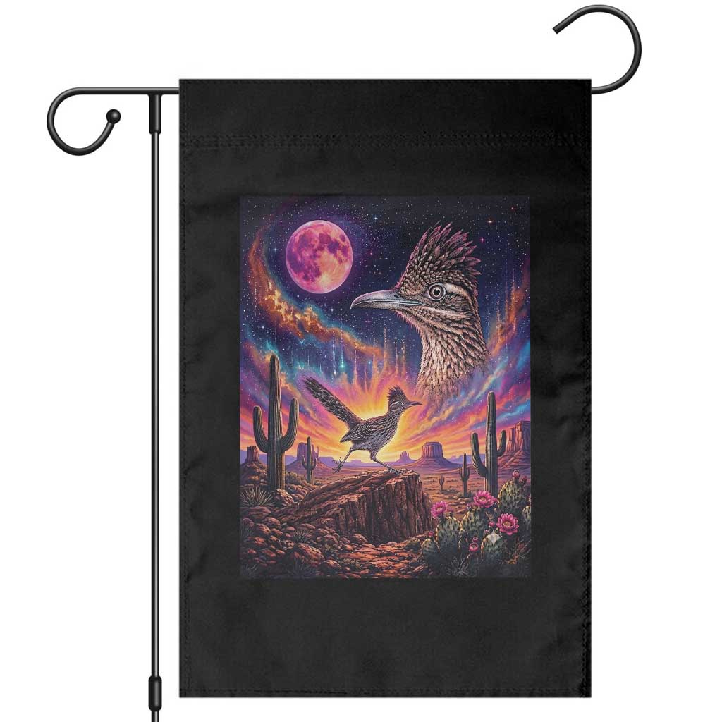 Arizona Roadrunner Vintage Desert Moon Retro Cactus Garden Flag 90s Southwest Wildlife Bird Animal Lover TS14 Black Print Your Wear