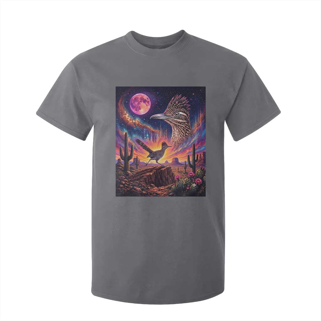 Arizona Roadrunner Vintage Desert Moon Retro Cactus T Shirt For Kid 90s Southwest Wildlife Bird Animal Lover