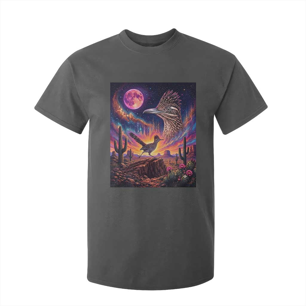 Arizona Roadrunner Vintage Desert Moon Retro Cactus T Shirt For Kid 90s Southwest Wildlife Bird Animal Lover